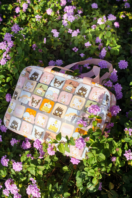 Aloha Cuties Clear Bag - Hekili Designs x Mandini Made Collab
